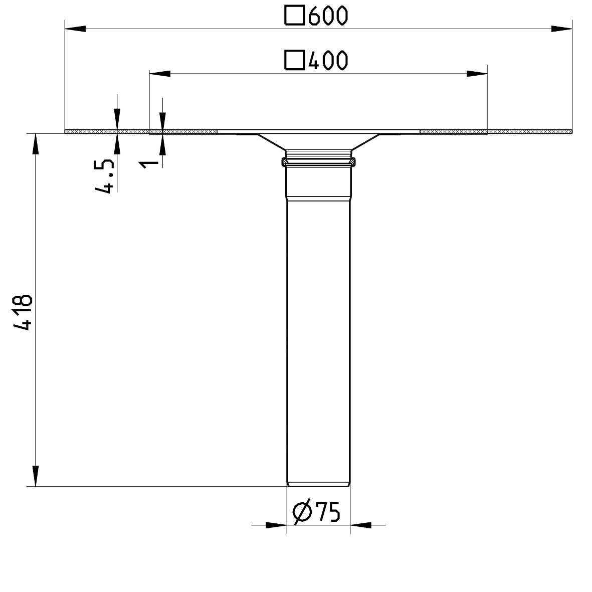 Line drawing of a lower part from the series Lower part-bitumen.